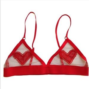 For Love & Lemons Heart Bralette
